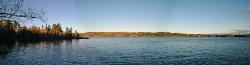 View across lake from dock